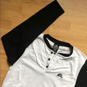 SKETCHY TANK LONG SLEEVE EMBROIDERED HENELY